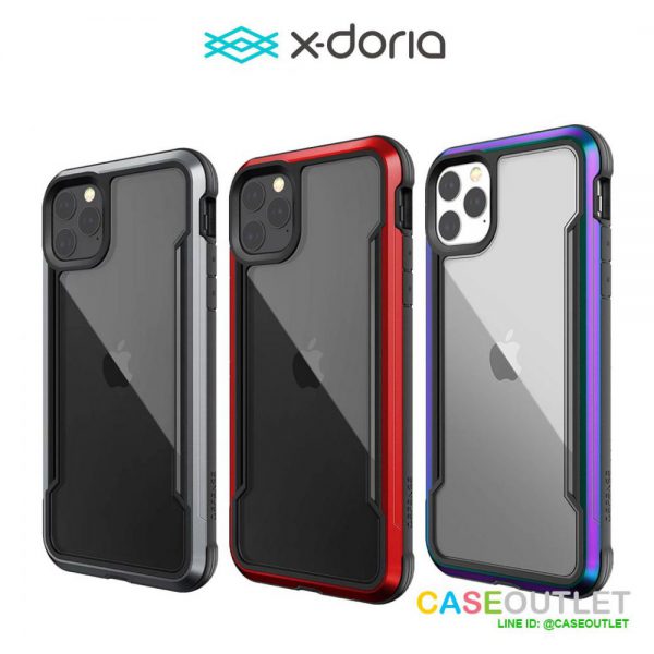 เคส iphone 11 | 11pro | 11pro max X-doria ใส ขอบโลหะ กันกระแทก