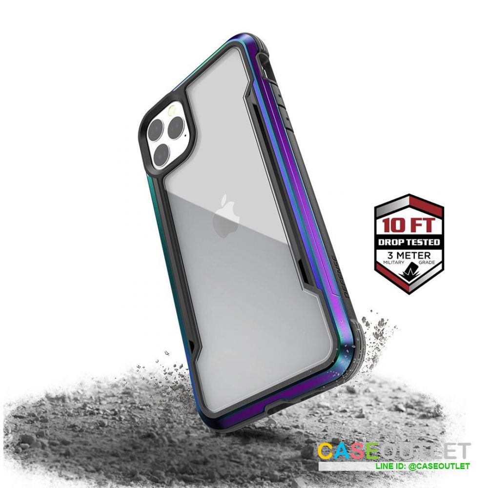 เคส iphone 11 | 11pro | 11pro max X-doria ใส ขอบโลหะ กันกระแทก