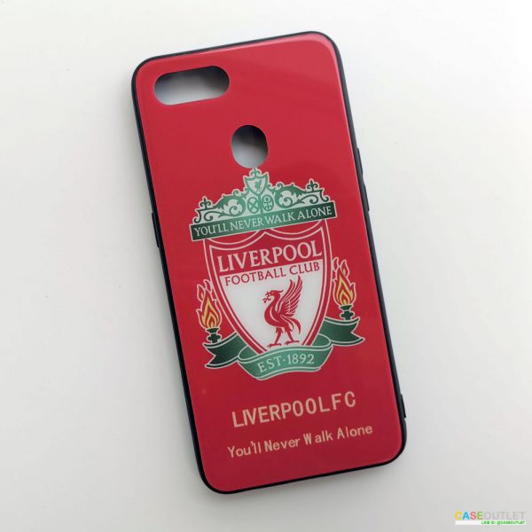 เคส Oppo A5s | F9 | A7 ขอบยาง หลังกระจก กันรอย Liverpool ลิเวอร์พูล