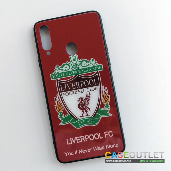 เคส Galaxy A20s ขอบยาง หลังกระจก กันรอย Liverpool ลิเวอร์พูล