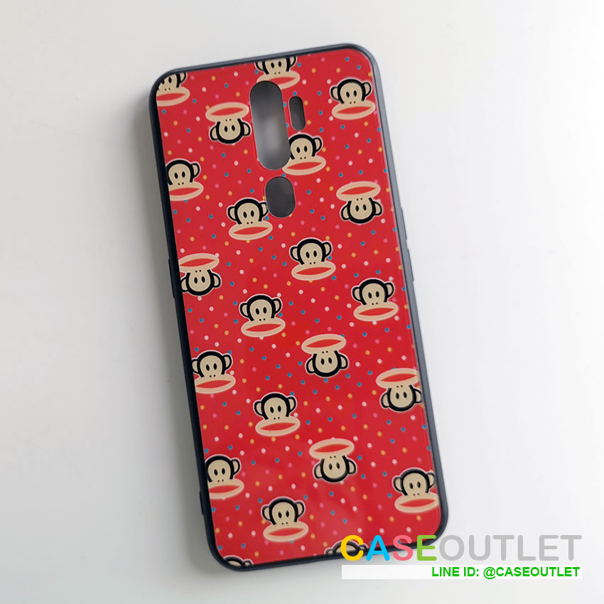 เคส A9 2020 | A5 2020 Paul Frank ลิง พอล แฟรงค์ หลังกระจก ขอบยาง