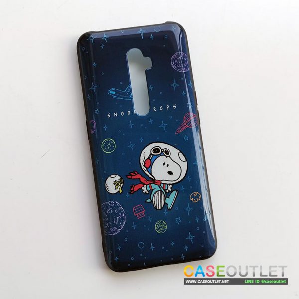 เคส Oppo Reno2 Snoopy สนูปปี้ น่ารัก สกรีนเงา ใส่บาง