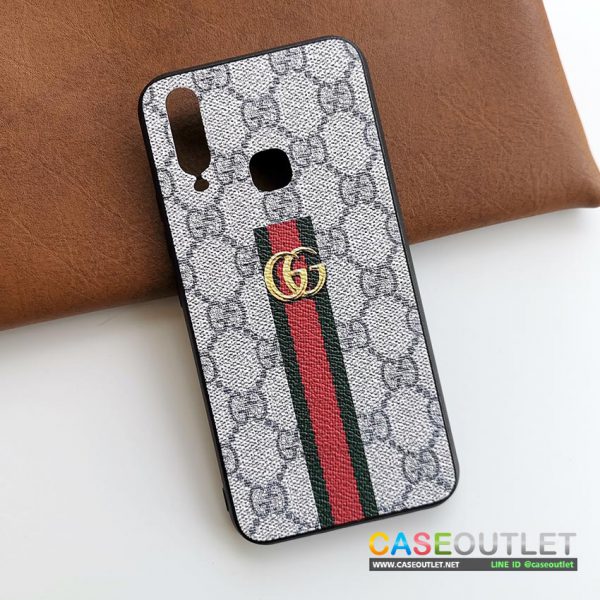 เคส Vivo Y12 | Y17 Gucci กุชชี่ หนัง ขอบยาง