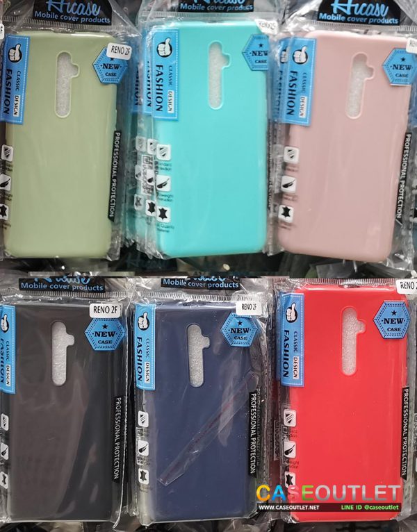 เคส Oppo Reno2 | Reno 2F tpu สีพาสเทล สีๆ ผิวด้าน