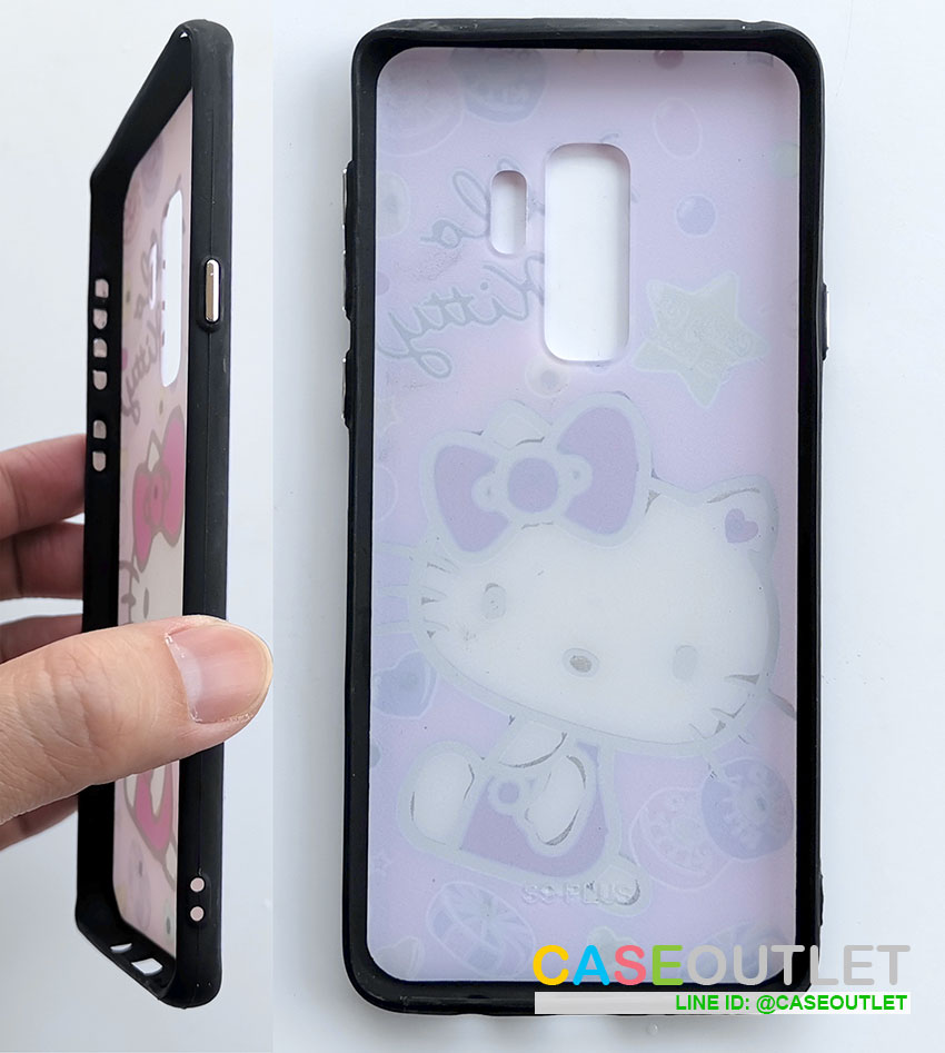 เคส Galaxy S9plus s9+ Kitty คิตตี้ ประดับเพชร ขอบยาง