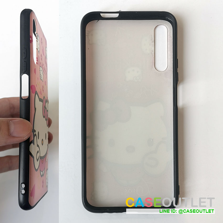 เคส Huawei Y9s พลาสติก ขอบยาง Kitty คิ๊ตตี้