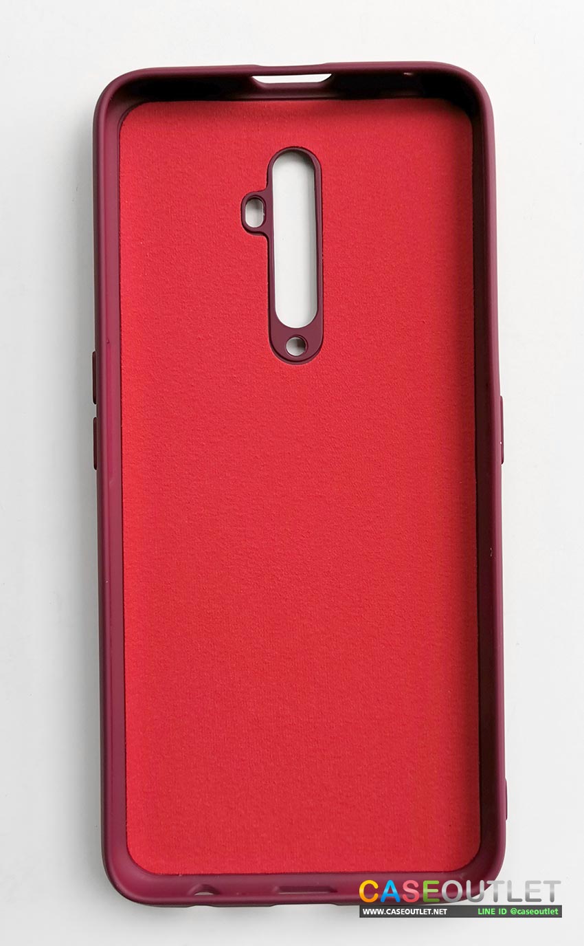 เคส Oppo Reno2F reno 2F เคสสีพื้น ซิลิโคน ยางพารา กำมะหยี่ Silicone jel