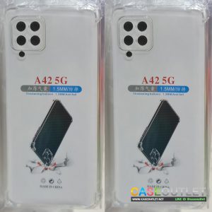 เคส Samsung A42 5g ใสกันมุม ใส่บาง เสริมมุม กันกระแทก เคสใส ใส่บาง โชว์สีเครื่องสวย กันตก กันกระแทก